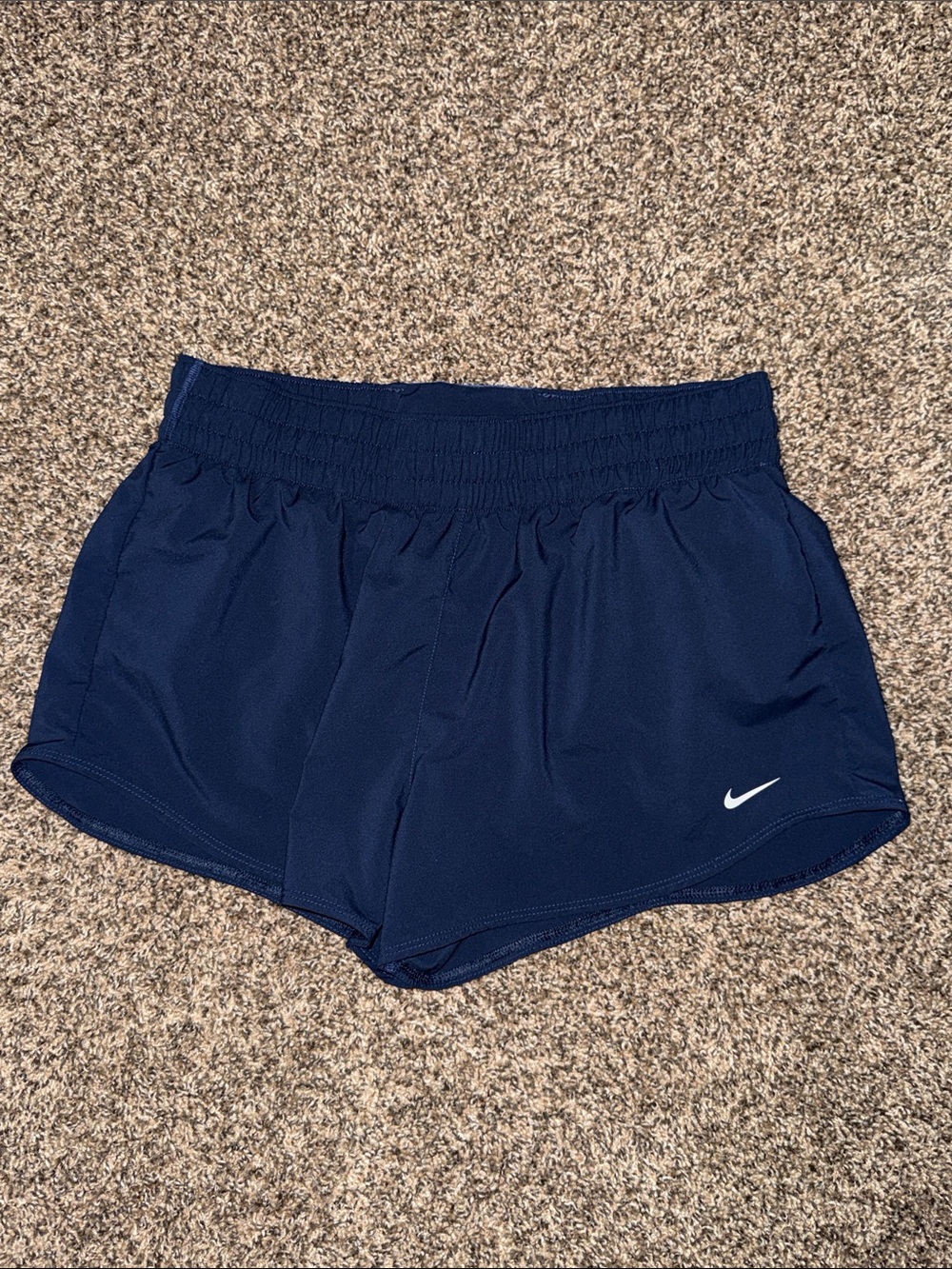 Nike Women's Navy Athletic Running Shorts size Large